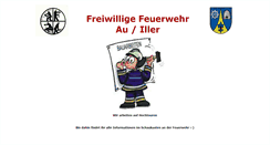 Desktop Screenshot of freiwillige-feuerwehr-au-iller.de